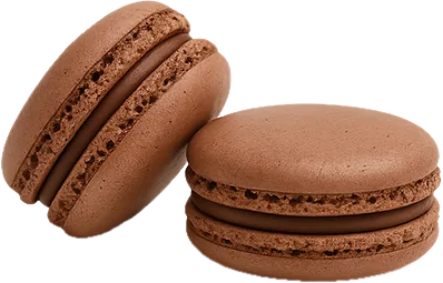 Chocolate macarons