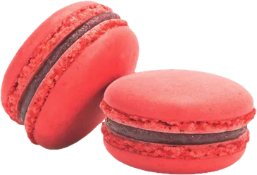 Strawberry macarons