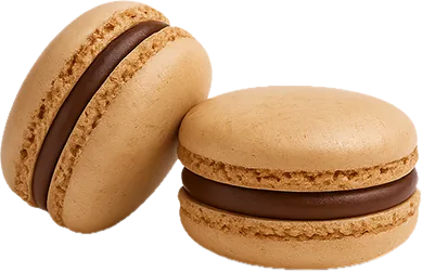 Caramel macarons